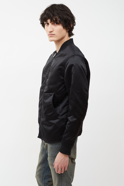 Acne Studios Black Selo Nylon Bomber Jacket