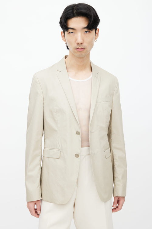 Acne Studios SS 2015 Beige Aron J Pop Blazer