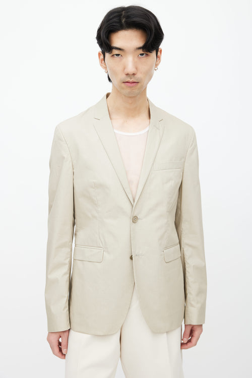 Acne Studios SS 2015 Beige Aron J Pop Blazer