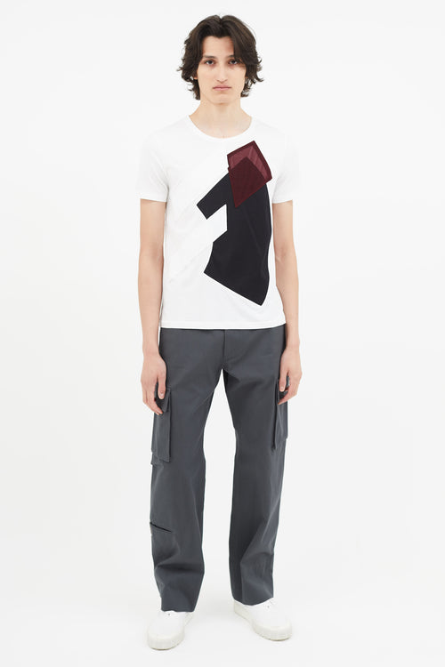 Acne Studios White Multi Patch T-Shirt