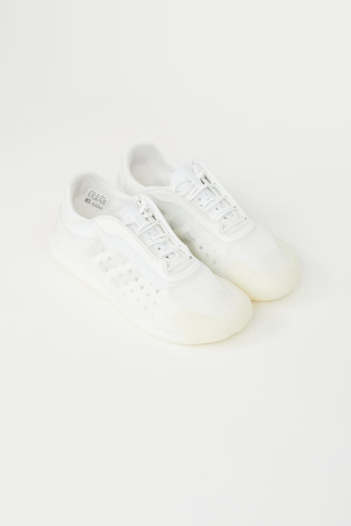 Adidas x Prada White Luna Rossa Sneaker