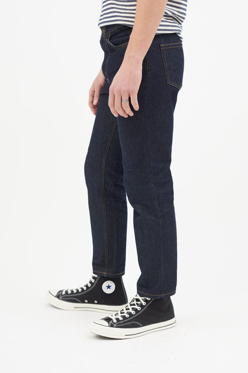 Aimé Leon Dore Raw Indigo Straight Leg Jeans