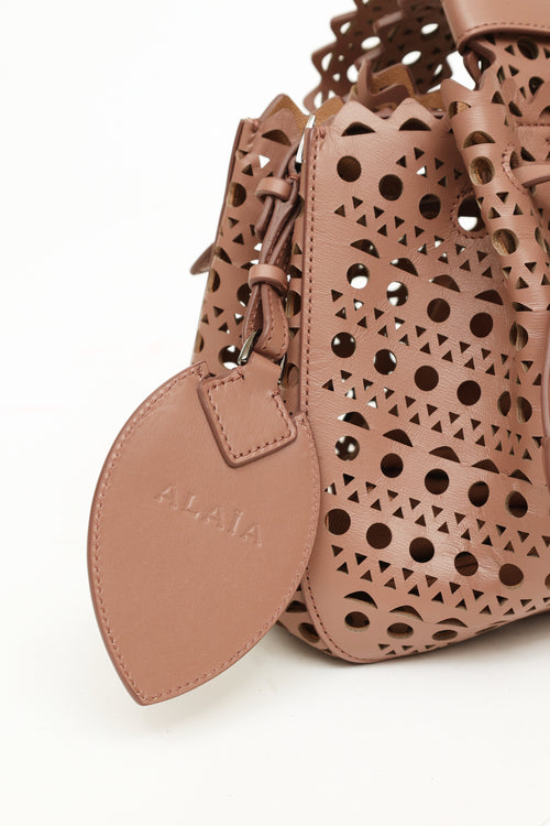 Alaïa Rose-Marie Lasercut Bucket Bag