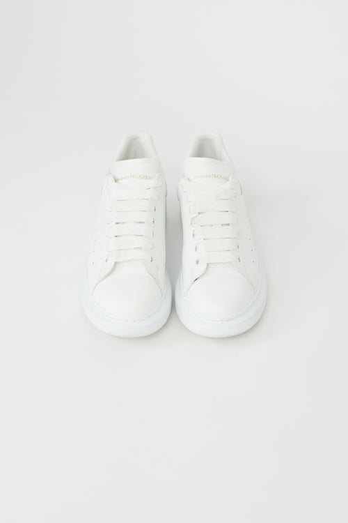 Alexander McQueen White Leather Oversized Sneaker