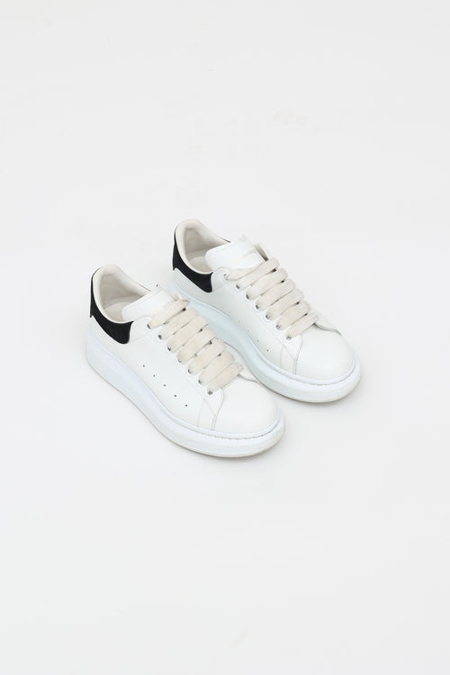 Alexander McQueen White 
Black Larry Sneakers