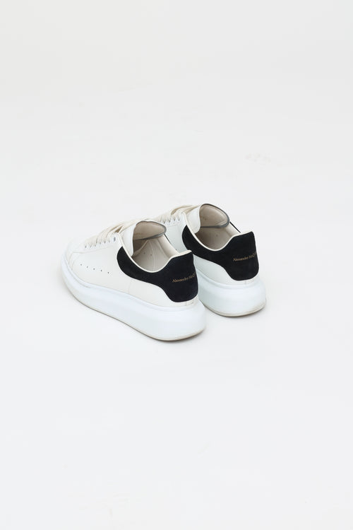 Alexander McQueen White 
Black Larry Sneakers