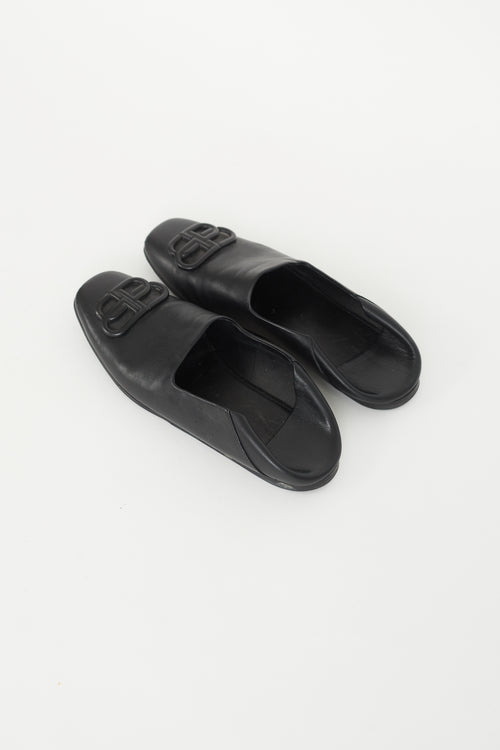 Balenciaga Black Cosy BB Loafer