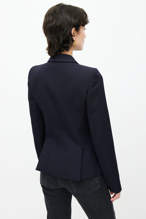 Balenciaga Navy Double Breasted Blazer