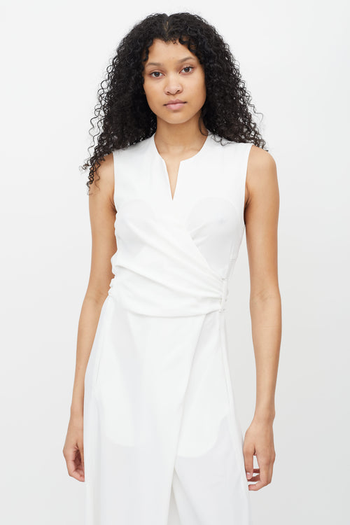 Beaufille White Morisot Wrap Dress