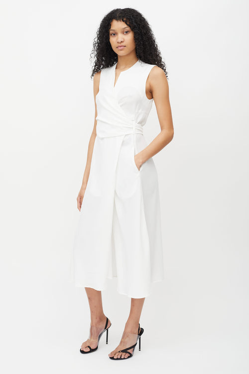 Beaufille White Morisot Wrap Dress