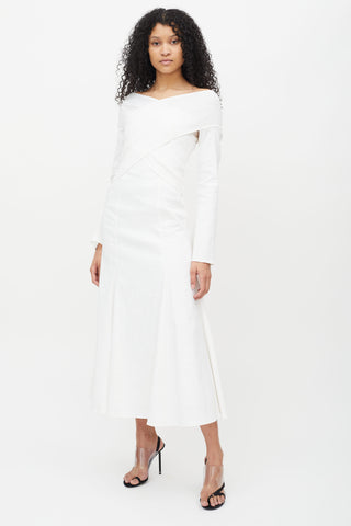 Beaufille White Cutout Prima Dress