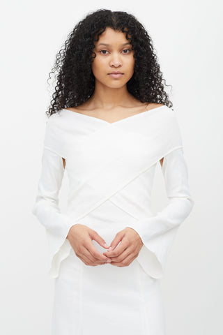 Beaufille White Cutout Prima Dress