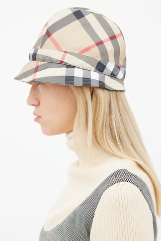 Burberry Beige Nova Check Bucket Hat