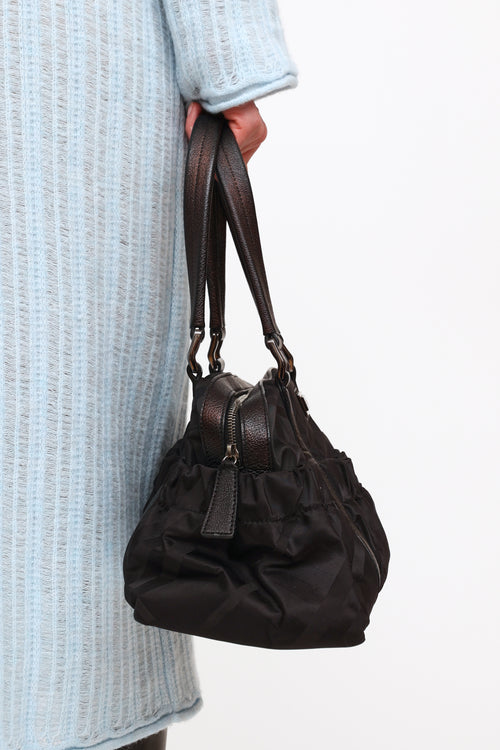 Burberry Black Johnstone Shoulder Bag