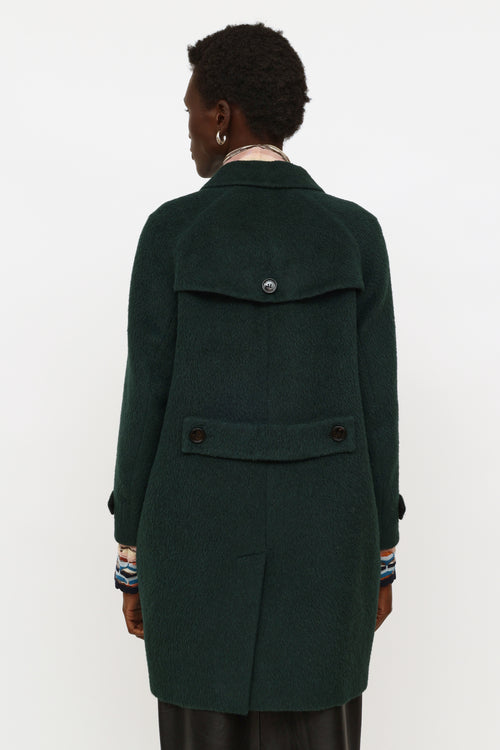 Burberry Green Carlington Coat