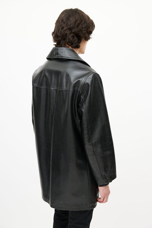 C.P. Company Black Leather Jacket