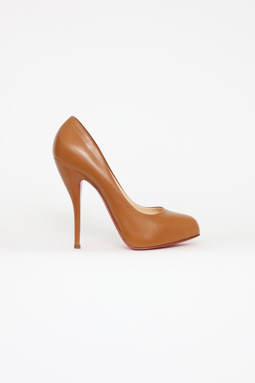 Christian Louboutin Brown Feticha 120 Pumps