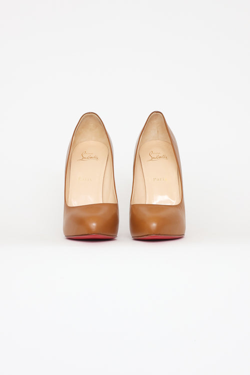 Christian Louboutin Brown Feticha 120 Pumps