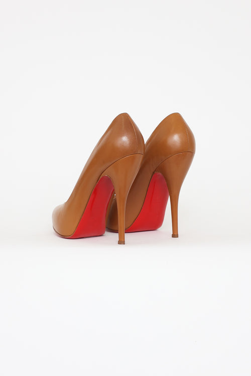 Christian Louboutin Brown Feticha 120 Pumps