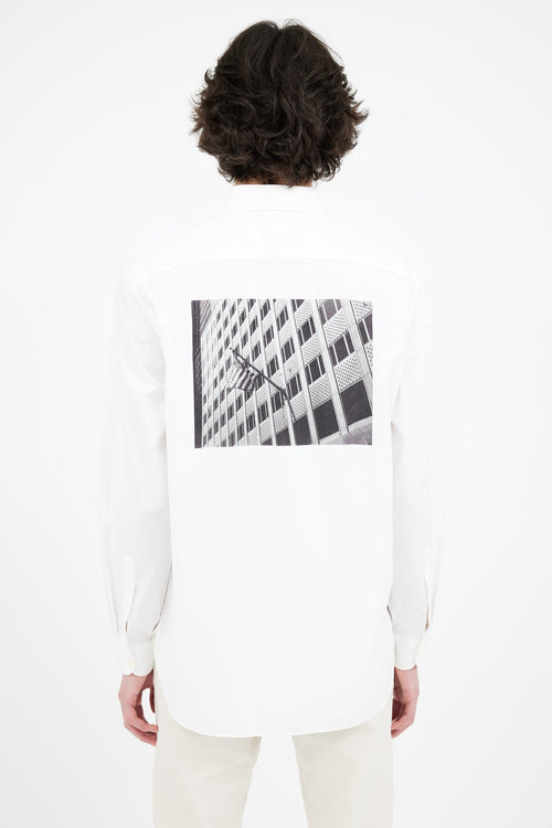 Calvin Klein 205W39NYC x Andy Warhol White Cotton Shirt