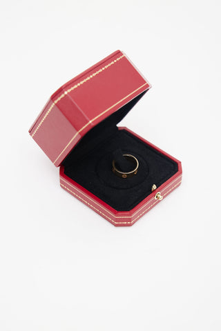 Cartier 18K Yellow Gold Love Ring