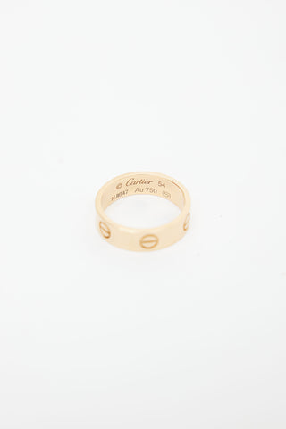 Cartier 18K Yellow Gold Love Ring