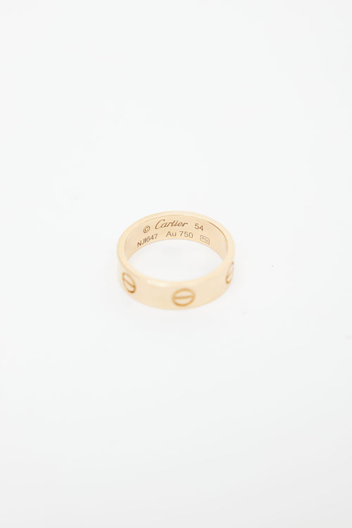 Cartier 18K Yellow Gold Love Ring