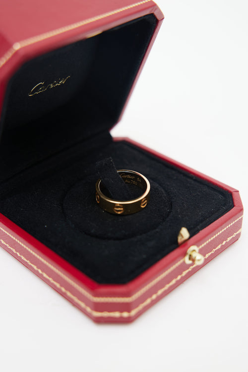 Cartier 18K Yellow Gold Love Ring