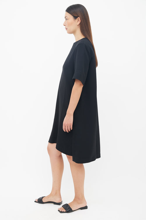 Celine Black Crewneck Shift Dress