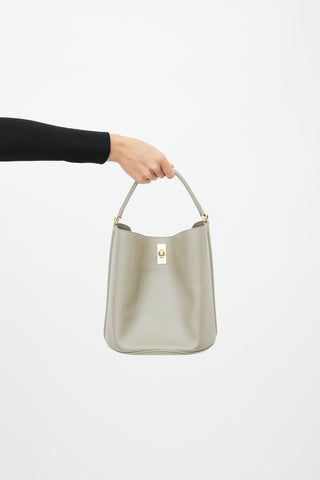 Celine Green Bucket 16 Leather Bag