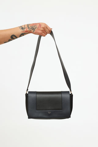 Celine Navy 
Black Frame Bag