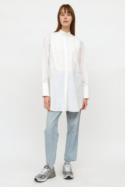 Celine White Button Up Shirt