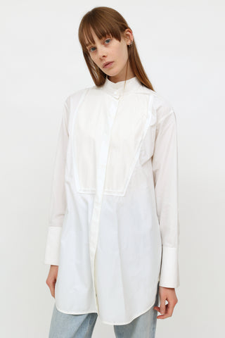 Celine White Button Up Shirt