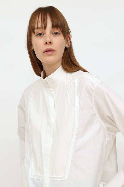 Celine White Button Up Shirt