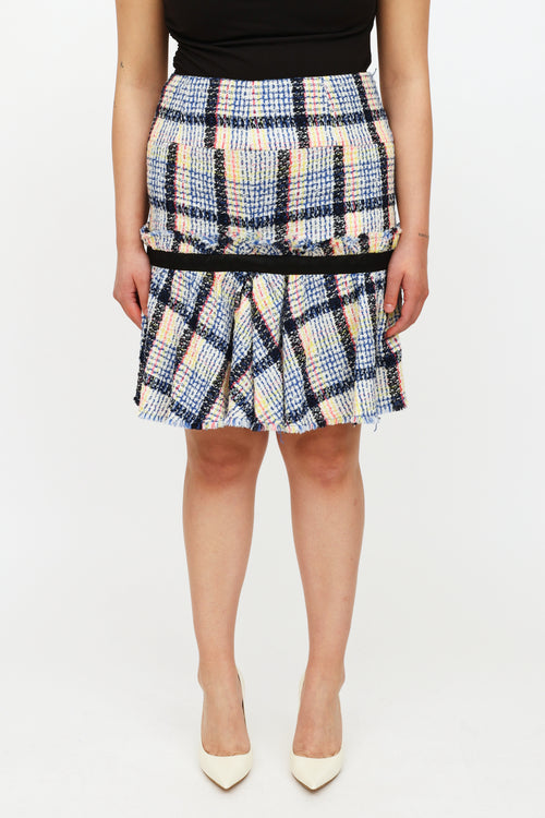 Chanel Multicolour Tweed Skirt