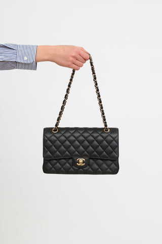 Chanel Black Caviar Medium Double Flap Bag