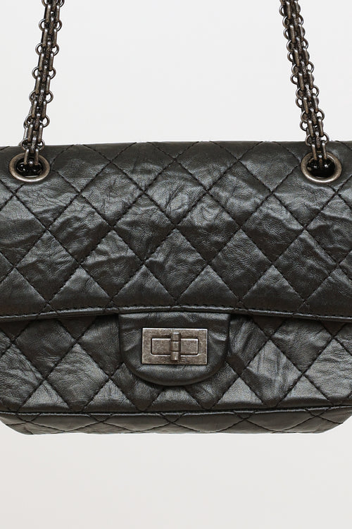 Chanel 2013 Black Aged Reissue 2.55 Flap Bag