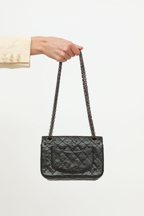 Chanel 2013 Black Aged Reissue 2.55 Flap Bag