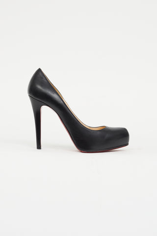 Christian Louboutin Black Leather Rolando Pump