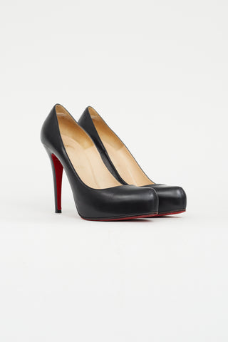 Christian Louboutin Black Leather Rolando Pump