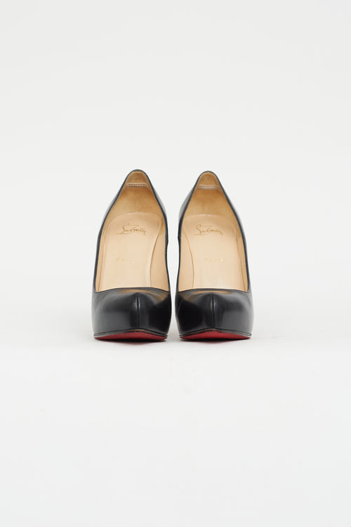 Christian Louboutin Black Leather Rolando Pump