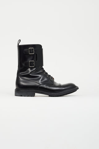 Church
s Black Leather Carly 2 Combat Boot