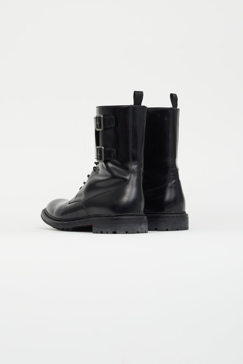 Church
s Black Leather Carly 2 Combat Boot