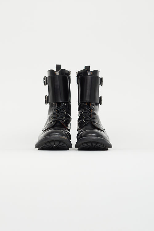 Church
s Black Leather Carly 2 Combat Boot