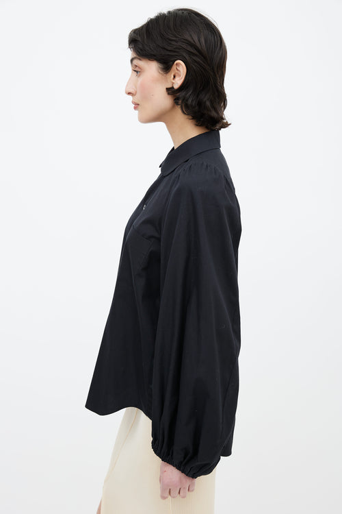 Comme des Garçons Black Bishop Sleeve Shirt