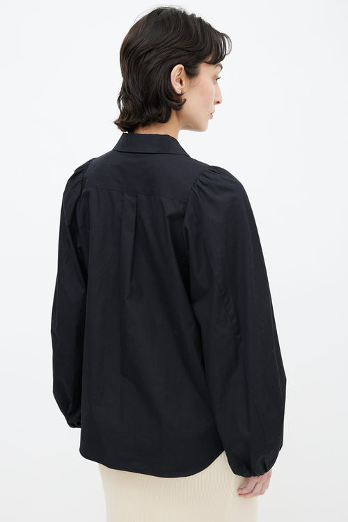 Comme des Garçons Black Bishop Sleeve Shirt