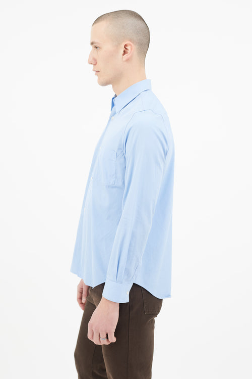 Comme des Garçons Blue Long Sleeve Shirt