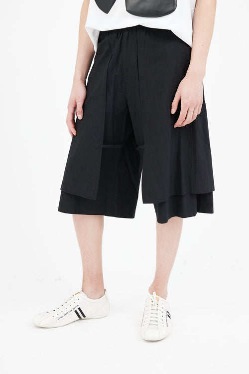 Craig Green Black Cotton Worker Short