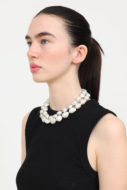 David Yurman Large Pearl Necklace