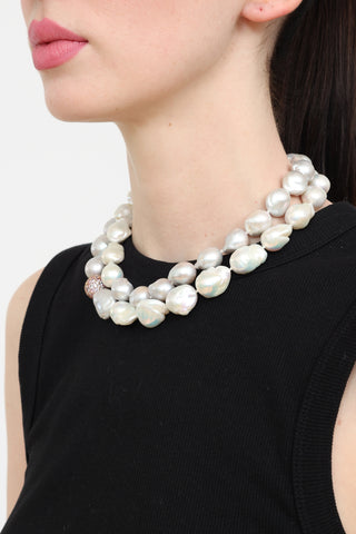 David Yurman Large Pearl Necklace